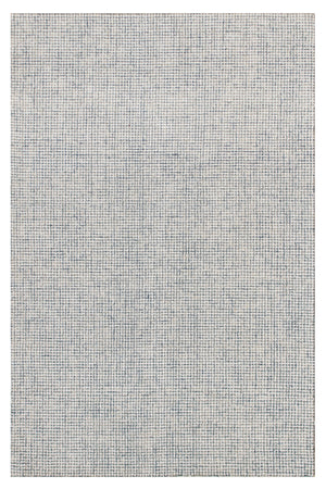 Homeroots 10' X 14' Blue Wool Checkered Hand Tufted Area Rug Blue Wool 554431