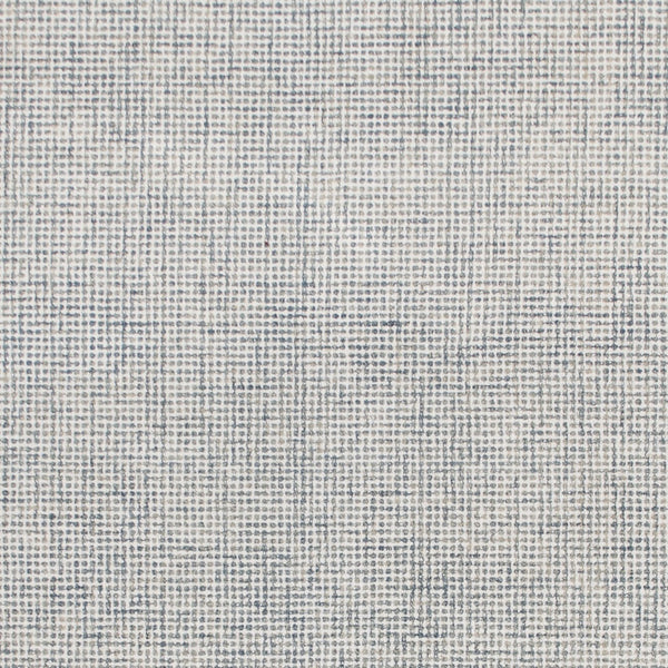 Homeroots 10' X 14' Blue Wool Checkered Hand Tufted Area Rug Blue Wool 554431