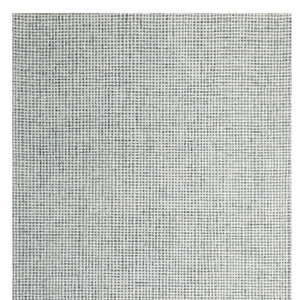 Homeroots 8' Runner Green And Ivory Wool Checkered Hand Tufted Runner Rug Green Wool 554432