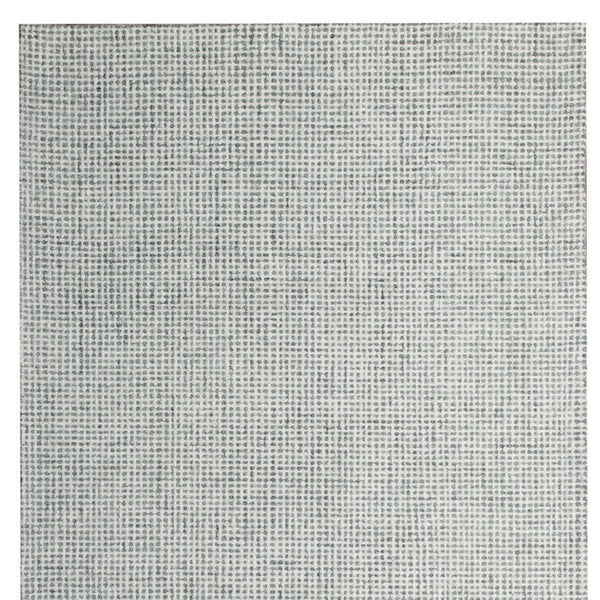 Homeroots 5' X 7' Green And Ivory Wool Checkered Hand Tufted Area Rug Green Wool 554433