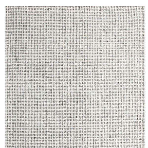 Homeroots 8' Runner Gray And Ivory Wool Checkered Hand Tufted Runner Rug Gray Wool 554437