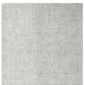 Homeroots 5' X 7' Gray And Ivory Wool Checkered Hand Tufted Area Rug Gray Wool 554438
