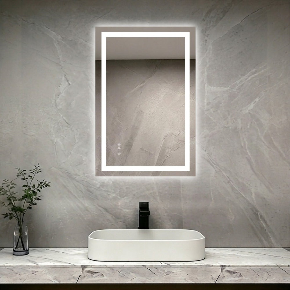 English Elm 24" X 36" Led Vanity Mirror Dimmable Front Back Lit Anti-fog Bathroom Wall Mount W1920P493132