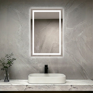 English Elm 24" X 36" Led Vanity Mirror Dimmable Front Back Lit Anti-fog Bathroom Wall Mount W1920P493132