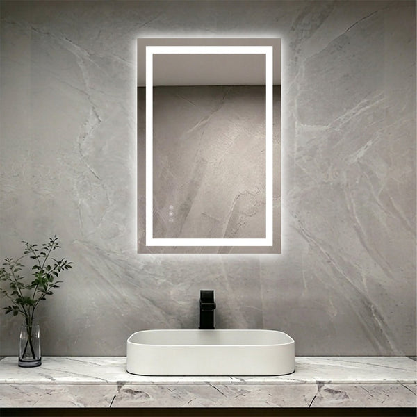 English Elm 24" X 36" Led Vanity Mirror Dimmable Front Back Lit Anti-fog Bathroom Wall Mount W1920P493132