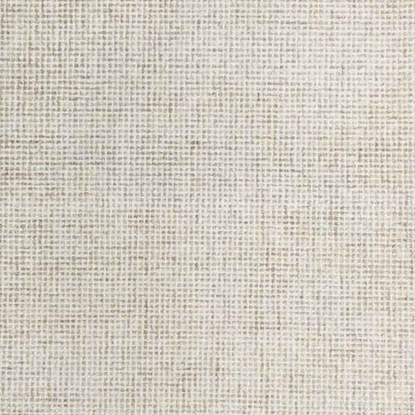 Homeroots 5' X 7' Beige And Ivory Wool Checkered Hand Tufted Area Rug Beige Wool 554443