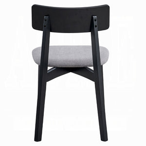 English Elm Contemporary Padded Dining Chairs Set of 2 Counter Height Upholstered Seats Ergonomic Stylish Comfort for Home Black 27 L x 32 W x 6 H B2741P325727