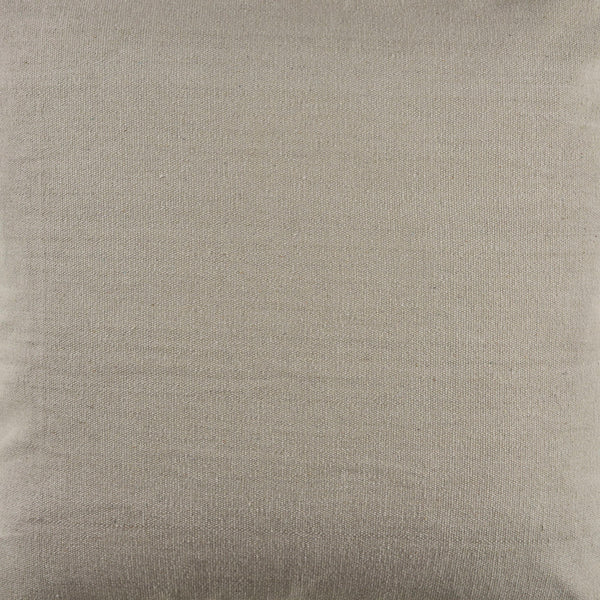 Homeroots Set Of Two Light Gray Cotton Throw Pillow Brown  554559