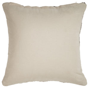 Homeroots Set Of Two Cream Geometric Cotton Throw Pillow With Texture   554573