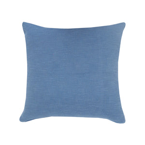 Homeroots Set Of Two Blue Diamond Cotton Throw Pillow With Fringe Blue  554586