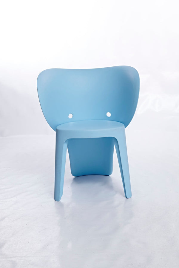 HomeRoots Set of Four Blue Heavy-Duty Juvenile Chairs - Durable, Easy-Clean, and Perfect for Kids' Spaces! 554657