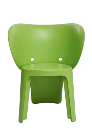 HomeRoots Set of Four Green Heavy-Duty Plastic Chairs - Perfect for Kids’ Playrooms, Classrooms & Daycares! 554658