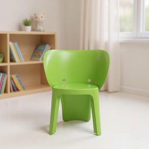 HomeRoots Set of Four Green Heavy-Duty Plastic Chairs - Perfect for Kids’ Playrooms, Classrooms & Daycares! 554658