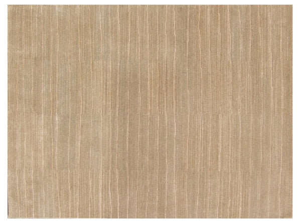 Homeroots 5' X 8' Beige Wool Abstract Hand Loomed Area Rug  Wool 554686