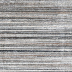Homeroots 8' X 10' Gray Wool Blend Abstract Stripe Hand Loomed Area Rug  Wool Blend 554694