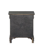 English Elm Dark Grey 2-Drawer Nightstand