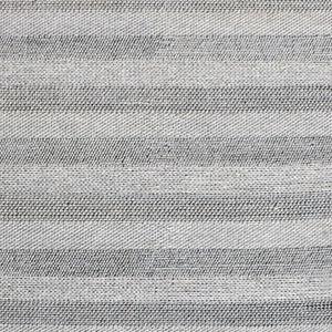 HomeRoots 8' X 10' Hand Loomed Wool Blend Striped Area Rug - Cozy, Unique Design for Modern Interiors Beige, Gray 554697