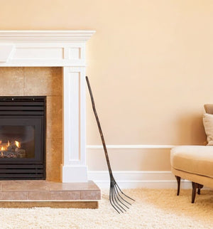 Homeroots 60" Brown And Black Wood And Metal Tabletop Sculpture  Wood,Metal 554703