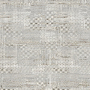 Homeroots 9' X 12' Ivory Silver And Gray Abstract Non Skid Area Rug  Polyester 554725