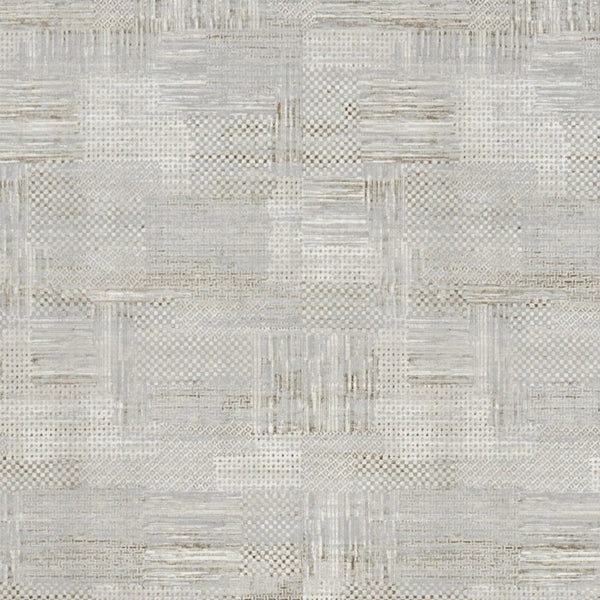 Homeroots 9' X 12' Ivory Silver And Gray Abstract Non Skid Area Rug  Polyester 554725