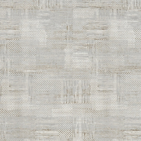 Homeroots 9' X 12' Ivory Silver And Gray Abstract Non Skid Area Rug  Polyester 554725