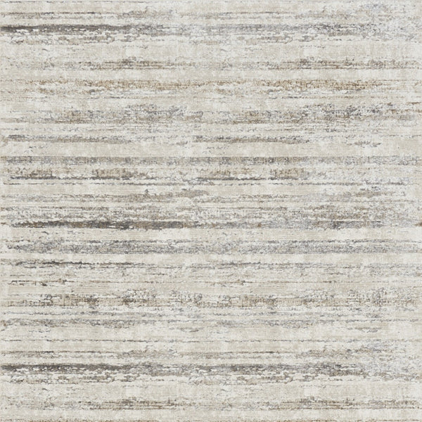 Homeroots 9' X 12' Cream And Gray Abstract Non Skid Area Rug  Polyester 554730