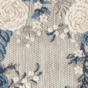 HomeRoots 9' Black and Tan Medallion Area Rug - Elegant Distressed Design, Durable and Stain-Resistant Style 9' X 12' 554733