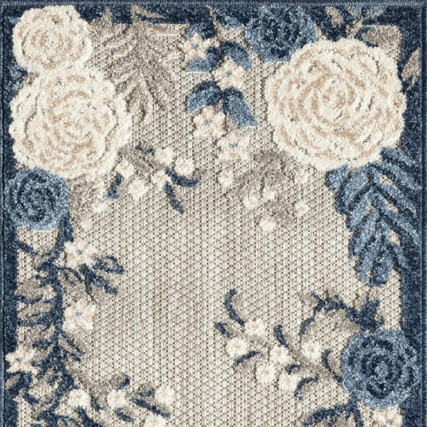 HomeRoots 9' Black and Tan Medallion Area Rug - Elegant Distressed Design, Durable and Stain-Resistant Style 9' X 12' 554733