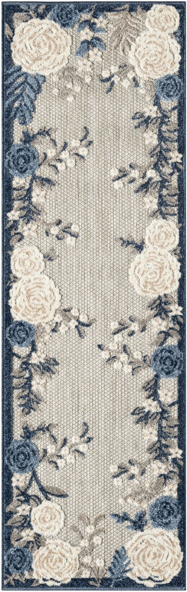 HomeRoots 9' Black and Tan Medallion Area Rug - Elegant Distressed Design, Durable and Stain-Resistant Style 9' X 12' 554733