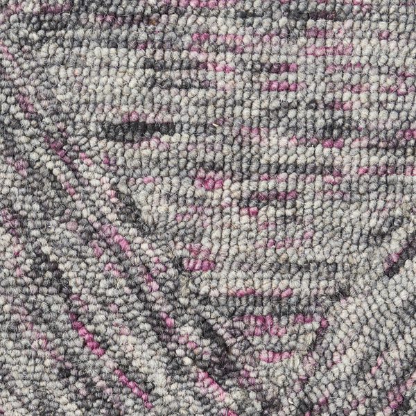 Homeroots 8' X 11' Ivory Black And Gray Wool Geometric Area Rug  Wool 554763