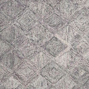 Homeroots 8' X 11' Ivory Black And Gray Wool Geometric Area Rug  Wool 554763