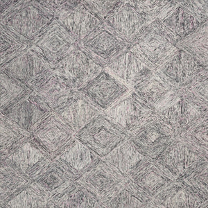 Homeroots 8' X 11' Ivory Black And Gray Wool Geometric Area Rug  Wool 554763