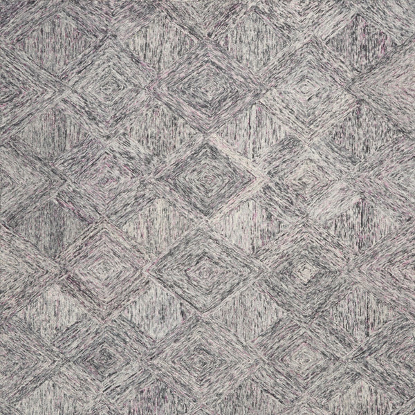 Homeroots 8' X 11' Ivory Black And Gray Wool Geometric Area Rug  Wool 554763