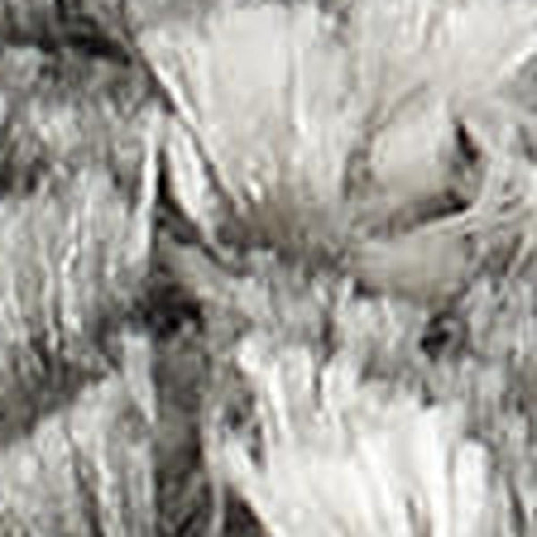 HomeRoots 5' Charcoal and Ivory Abstract Shag Area Rug - Plush, Modern Design for Cozy Living Spaces and Style 8' X 10' 554774