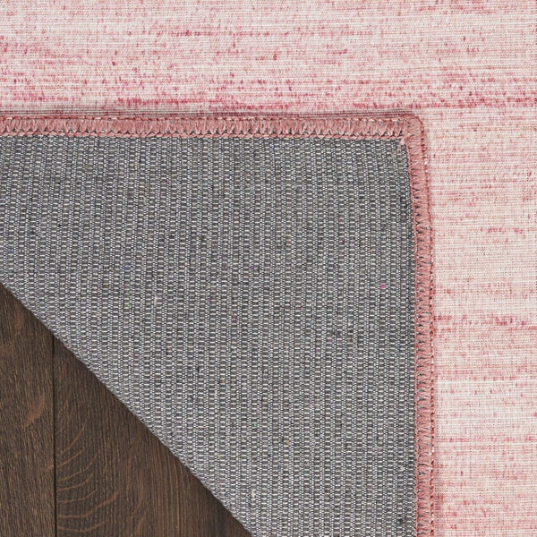 HomeRoots 9' Pink Abstract Washable Area Rug - Modern Design for Living Rooms, Bedrooms, and High-Traffic Areas 8' X 10' 554779