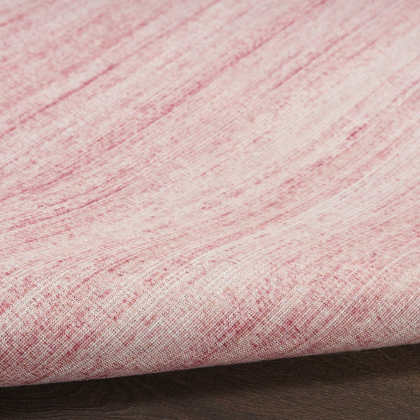 HomeRoots 9' Pink Abstract Washable Area Rug - Modern Design for Living Rooms, Bedrooms, and High-Traffic Areas 8' X 10' 554779