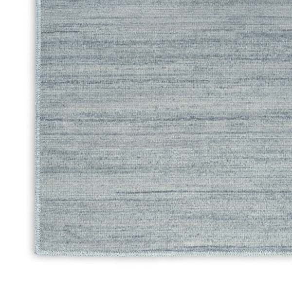 HomeRoots 9' Aqua Abstract Washable Area Rug – Modern Design for Stylish Living Spaces, Easy Care and Versatile Use 8' X 10' 554780