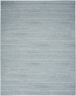 HomeRoots 9' Aqua Abstract Washable Area Rug – Modern Design for Stylish Living Spaces, Easy Care and Versatile Use 8' X 10' 554780