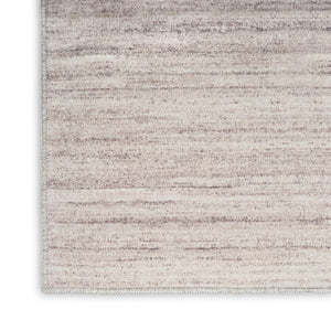HomeRoots 9' Abstract Washable Area Rug in Ivory and Light Brown - Modern Elegance for Any Space 8' X 10' 554781