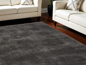 HomeRoots 7' Blue Shag Area Rug - Cozy, Soft, and Stain-Resistant for Living Rooms, Bedrooms, and Play Areas 7' X 9' 554801