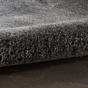 HomeRoots 7' Blue Shag Area Rug - Cozy, Soft, and Stain-Resistant for Living Rooms, Bedrooms, and Play Areas 7' X 9' 554801