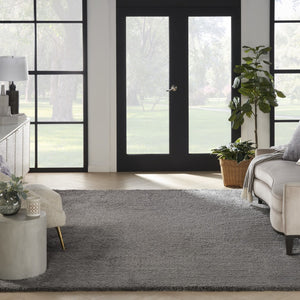 HomeRoots 7' Blue Shag Area Rug - Cozy, Soft, and Stain-Resistant for Living Rooms, Bedrooms, and Play Areas 7' X 9' 554801