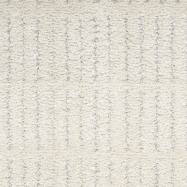 HomeRoots 5' Elegant Ivory and Gray Abstract Area Rug - Soft, Durable Design for Modern Living Spaces 8' X 10' 554829