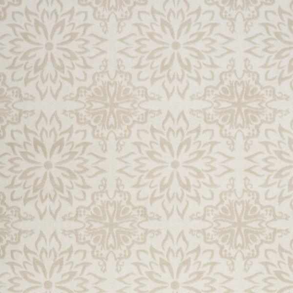 Homeroots 8' X 10' Beige And Ivory Floral Area Rug  Polypropylene 554926