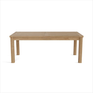 HomeRoots 47" Natural Solid Wood Outdoor Coffee Table - Durable Teak Design for Patios, Decks & Pools 554929