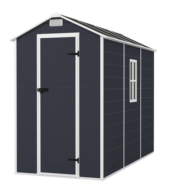English Elm Campcraft Outdoor Resin Storage Shed with Hd Windows Uv Resistant Polypropylene Build W1598S00027