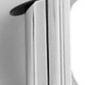 HomeRoots White Adjustable Height Bar Chair – Modern Faux Leather & Metal, Low Back Z-Style Design for Comfort 555046