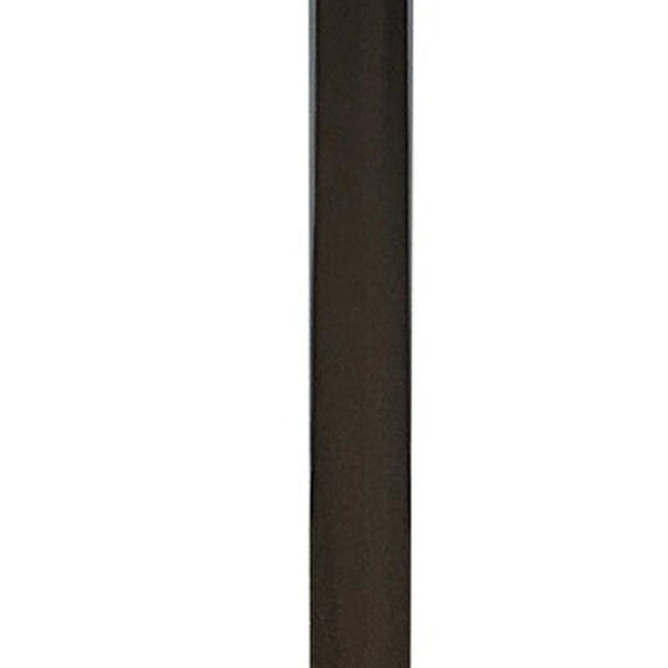 HomeRoots 36" Modern White and Silver Round Dining Table with Pedestal Base – Stylish, Space-Saving Design! 555152
