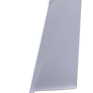 HomeRoots 63" White Ceramic Dining Table with Metal Base - Extendable & Elegant for Modern Gatherings! 555195