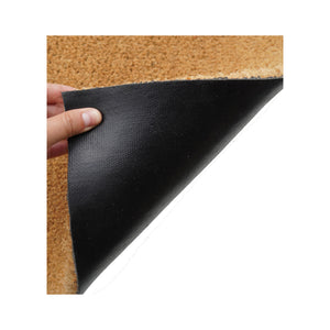 Homeroots 36" X 72" Natural Coir Outdoor Door Mat   555278